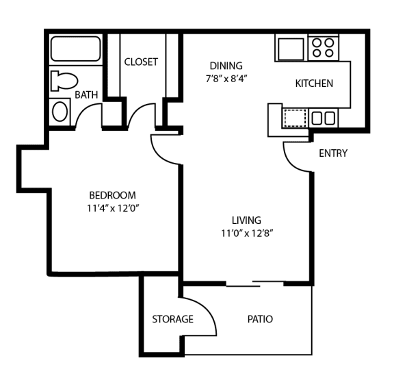 Floor Plans of Mountain Ridge in Dallas, TX